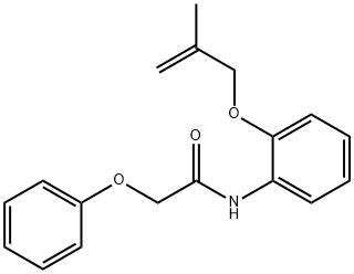 N-{2-[(2-methyl-2-propen-1-yl)oxy]phenyl}-2-phenoxyacetamide Structure