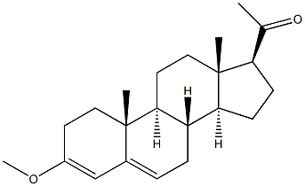 Pregna-3,5-dien-20-one,3-methoxy- (7CI,8CI,9CI) 구조식 이미지