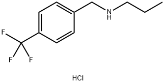 propyl({[4-(trifluoromethyl)phenyl]methyl})amine hydrochloride 구조식 이미지