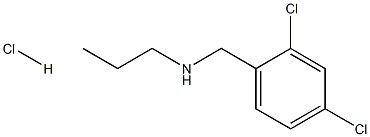 [(2,4-dichlorophenyl)methyl](propyl)amine hydrochloride Structure
