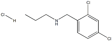 [(2,4-dichlorophenyl)methyl](propyl)amine hydrochloride 구조식 이미지