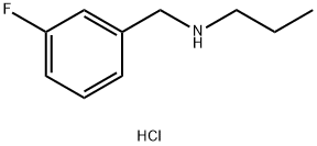 [(3-fluorophenyl)methyl](propyl)amine hydrochloride Structure