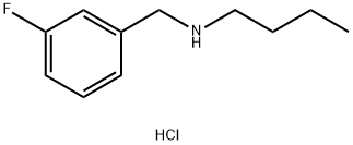 butyl[(3-fluorophenyl)methyl]amine hydrochloride Structure