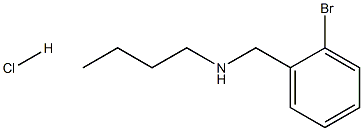[(2-bromophenyl)methyl](butyl)amine hydrochloride Structure