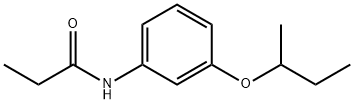 N-(3-butan-2-yloxyphenyl)propanamide Structure