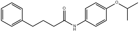 4-phenyl-N-(4-propan-2-yloxyphenyl)butanamide Structure