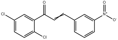 (2E)-1-(2,5-dichlorophenyl)-3-(3-nitrophenyl)prop-2-en-1-one Structure
