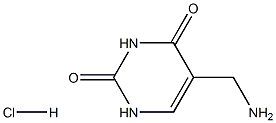 5-(aminomethyl)pyrimidine-2,4(1H,3H)-dione hydrochloride Structure