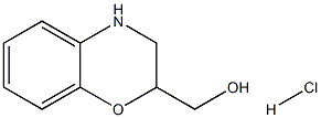 3,4-dihydro-2H-1,4-benzoxazin-2-ylmethanol:hydrochloride Structure