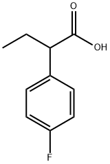 2-(4-fluorophenyl)butanoic acid 구조식 이미지