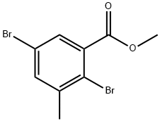 METHYL 2,5-DIBROMO-3-METHYLBENZOATE Structure