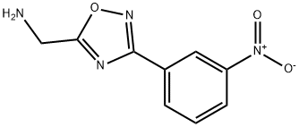 [3-(3-nitrophenyl)-1,2,4-oxadiazol-5-yl]methanamine Structure
