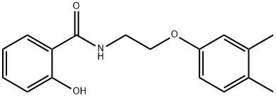N-[2-(3,4-dimethylphenoxy)ethyl]-2-hydroxybenzamide Structure