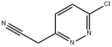 2-(6-CHLOROPYRIDAZIN-3-YL)ACETONITRILE Structure