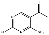 1-(4-amino-2-chloropyrimidin-5-yl)ethanone Structure