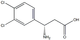 (S)-b-Amino-3,4-dichlorobenzenepropanoic acid Structure