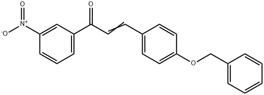 (2E)-3-[4-(benzyloxy)phenyl]-1-(3-nitrophenyl)prop-2-en-1-one Structure