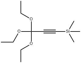 Silane, trimethyl(3,3,3-triethoxy-1-propynyl)- Structure