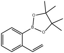 2-(2-ethenylphenyl)-4,4,5,5-tetramethyl-1,3,2-dioxaborolane 구조식 이미지