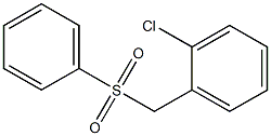 Benzene,1-chloro-2-[(phenylsulfonyl)methyl]- 구조식 이미지