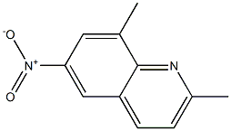 2,8-dimethyl-6-nitroquinoline Structure