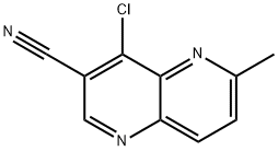 4-Chloro-6-methyl-[1,5]naphthyridine-3-carbonitrile Structure