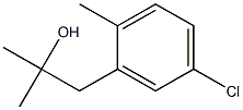 1-(5-CHLORO-2-METHYLPHENYL)-2-METHYLPROPAN-2-OL 구조식 이미지