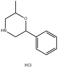 2-methyl-6-phenylmorpholine hydrochloride 구조식 이미지
