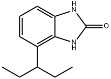 2H-Benzimidazol-2-one, 4-(1-ethylpropyl)-1,3-dihydro- Structure