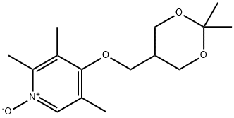 4-((2,2-dimethyl-1,3-dioxan-5-yl)methoxy)-2,3,5-trimethylpyridine1-oxide Structure