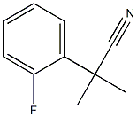 Benzeneacetonitrile, 2-fluoro-alpha,alpha-dimethyl- 구조식 이미지