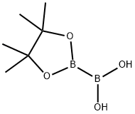 (4,4,5,5-tetramethyl-1,3,2-dioxaborolan-2-yl)boronic acid 구조식 이미지