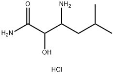 3-AMINO-2-HYDROXY-5-METHYLHEXANAMIDE HCL 구조식 이미지
