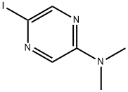 5-Iodo-N,N-dimethylpyrazin-2-amine 구조식 이미지