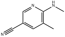 5-Methyl-6-methylamino-nicotinonitrile Structure