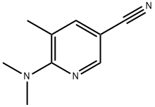 6-Dimethylamino-5-methyl-nicotinonitrile Structure