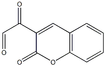 3-Glyoxyloylcoumarin Structure