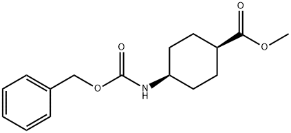 (1s,4s)-methyl 4-(benzyloxycarbonylamino)cyclohexanecarboxylate Structure