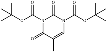 Di-tert-butyl 5-methyl-2,4-dioxopyrimidine-1,3(2H,4H)-dicarboxylate Structure