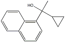 1-cyclopropyl-1-naphthalen-1-ylethanol Structure