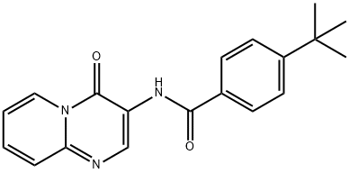 4-TERT-BUTYL-N-(4-OXO-4H-PYRIDO[1,2-A]PYRIMIDIN-3-YL)BENZAMIDE Structure