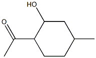 1-(2-HYDROXY-4-METHYLCYCLOHEXYL)ETHANONE Structure