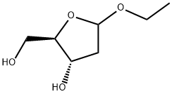 D-erythro-Pentofuranoside, ethyl 2-deoxy- Structure