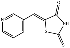 (Z)-5-(pyridin-3-ylmethylene)-2-thioxothiazolidin-4-one Structure