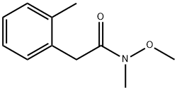 Benzeneacetamide, N-methoxy-N,2-dimethyl- Structure
