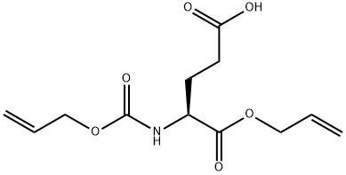 (S)-5-(allyloxy)-4-(((allyloxy)carbonyl)amino)-5-oxopentanoicacid 구조식 이미지