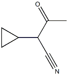 2-cyclopropyl-3-oxobutanenitrile Structure