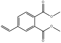 1,2-Benzenedicarboxylic acid, 4-ethenyl-, 1,2-dimethyl ester Structure