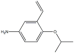 Benzenamine, 3-ethenyl-4-(1-methylethoxy)- Structure