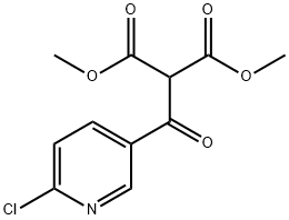 DIMETHYL 2-(6-CHLORONICOTINOYL) MALONATE Structure
